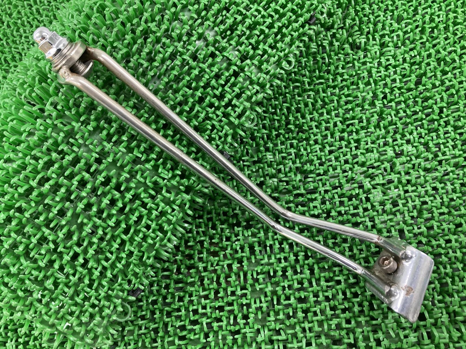 ソフテイル サイドスタンドエクステンション 社外 中古 バイク 部品 ハーレー 89-06年 修復素材に 品薄 希少品