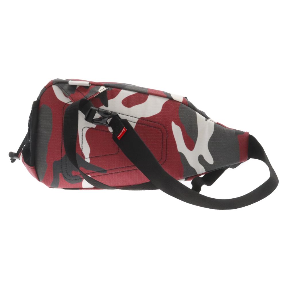 SUPREME (シュプリーム) 21SS Sling Bag Red Camo フロントロゴ