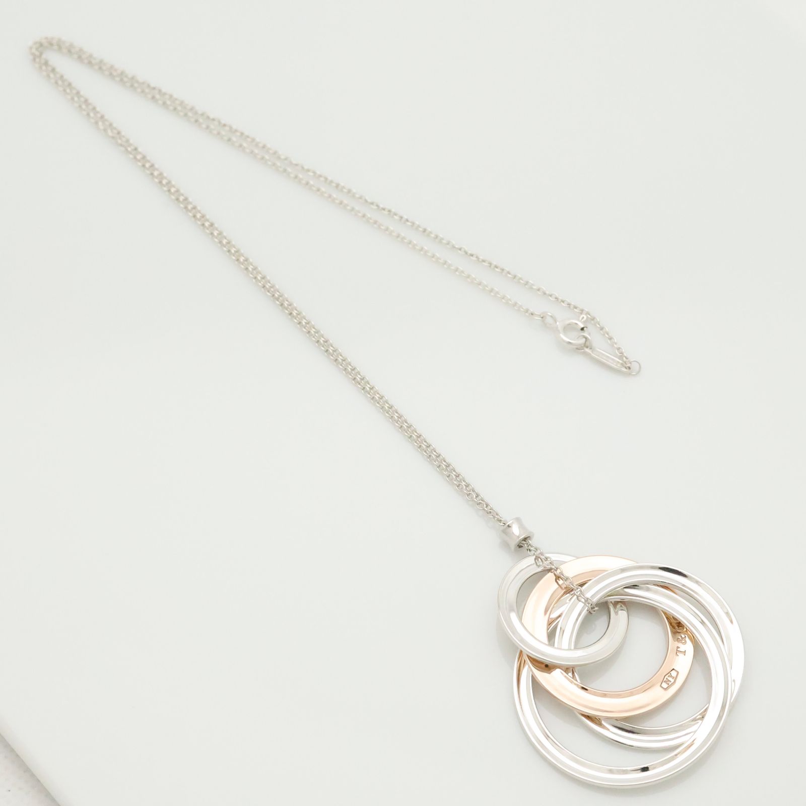 美品】ティファニー TIFFANY&Co. 4連 1837 インターロッキング