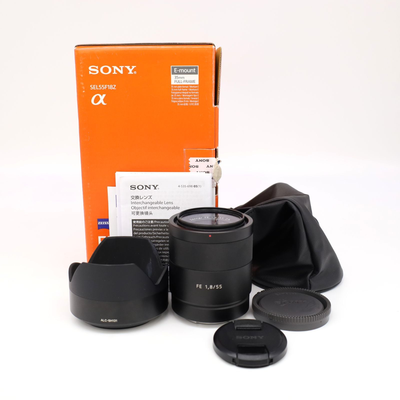 SONY(ソニー)単焦点レンズ FE 55mm F1.8 ZA □極上品□ SONY（ソニー）
