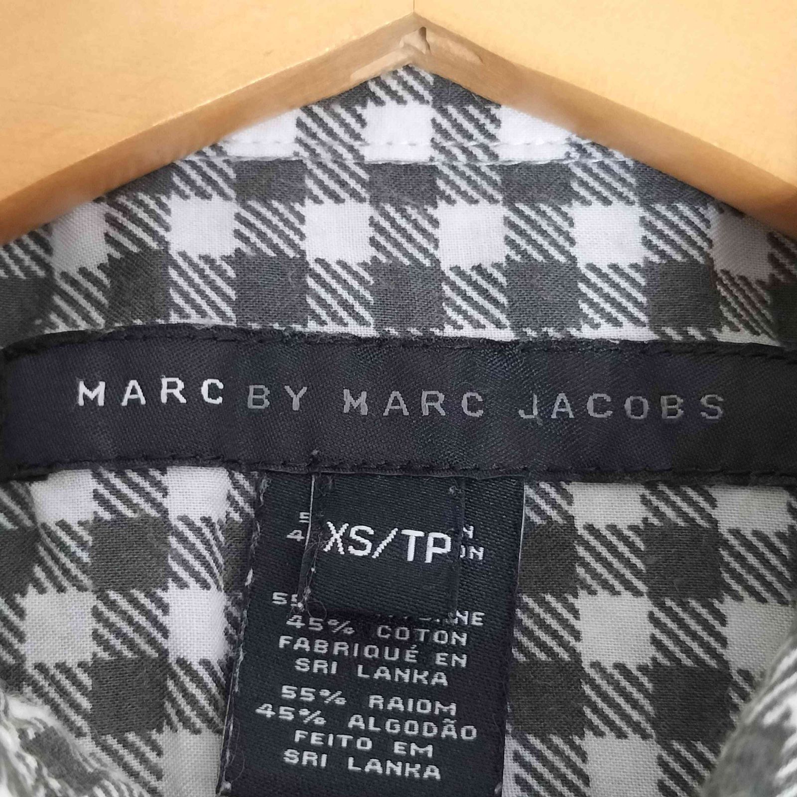 新品MARCBYMARCJACOBSシャツsizeLマークバイマークジェイコブス マークバイマークジェイコブス Marc by Marc Jacobs チェック柄