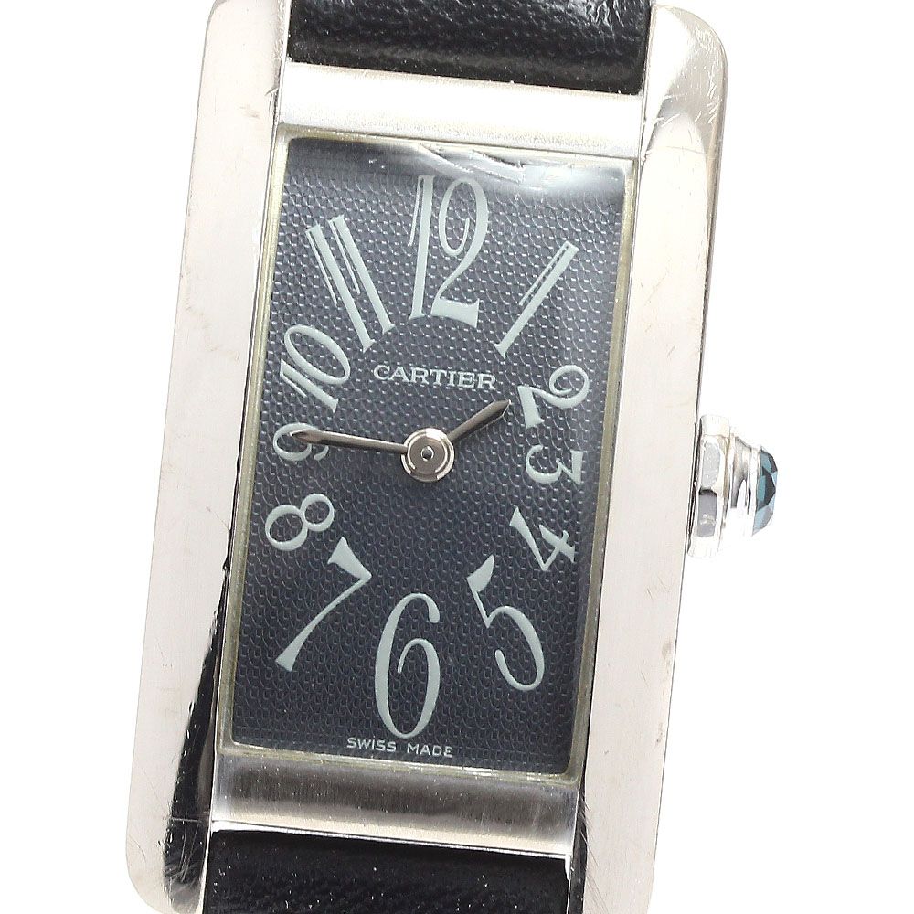 カルティエ CARTIER W2605129 タンクアメリカン SM K18WG クォーツ  