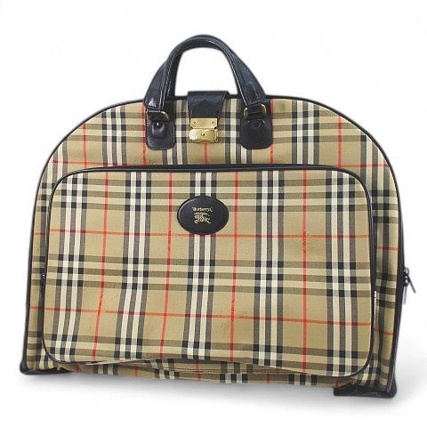 Burberrys ガーメントバッグ 鞄 ノバチェック 鍵付き
