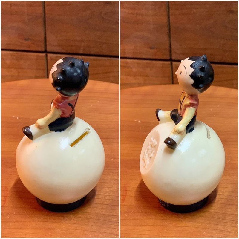 三菱信託銀行クリちゃんソフビ貯金箱