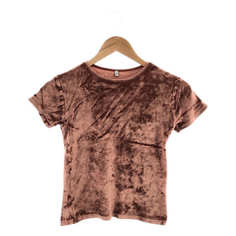 BASErange / ベースレンジ | Omo Tee - Shiny Velours Tシャツ | S | レディース