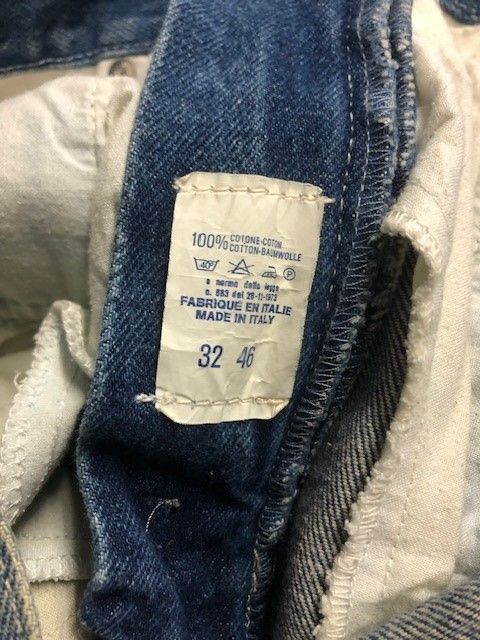 Trussardi 上下 TRUSSARDI JEANS トラサルディ ジーンズ 刺繍 イタリア製 金
