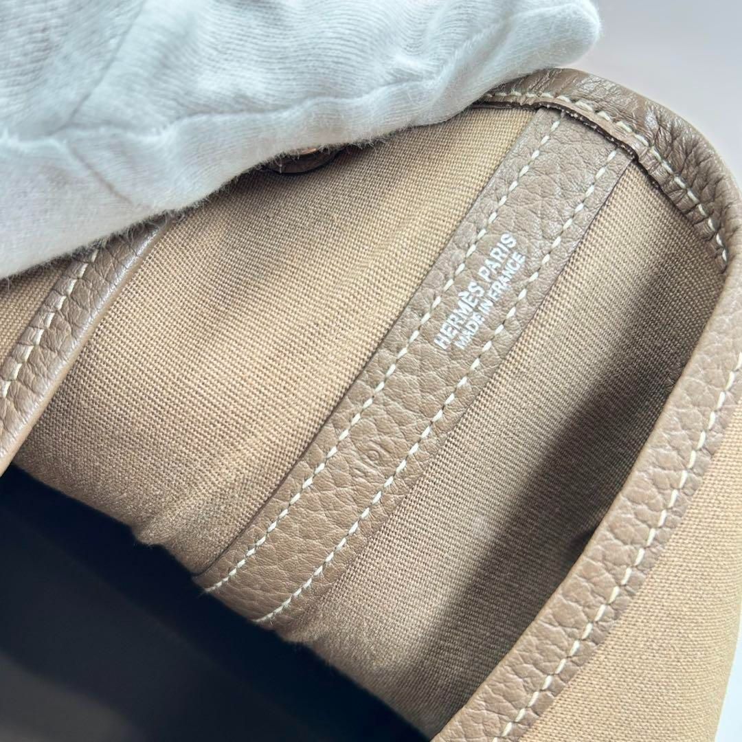 ❣️エルメス❣️HERMESガーデンパーティ38ハンド•トートバッグ刻印□O エルメス ガーデンパーティー HERMES エルメス 黒 ガーデン