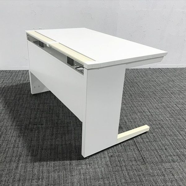 平デスク オフィスデスク iS 引出し付 コクヨ ホワイト