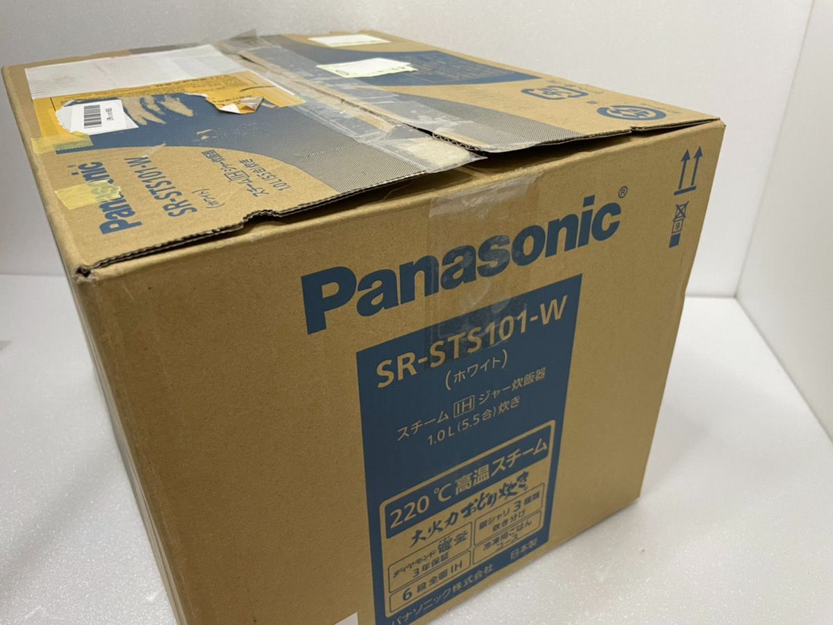 2年保証』 新品、未使用 【新品】パナソニック SR-STS101-W スチームIH ...