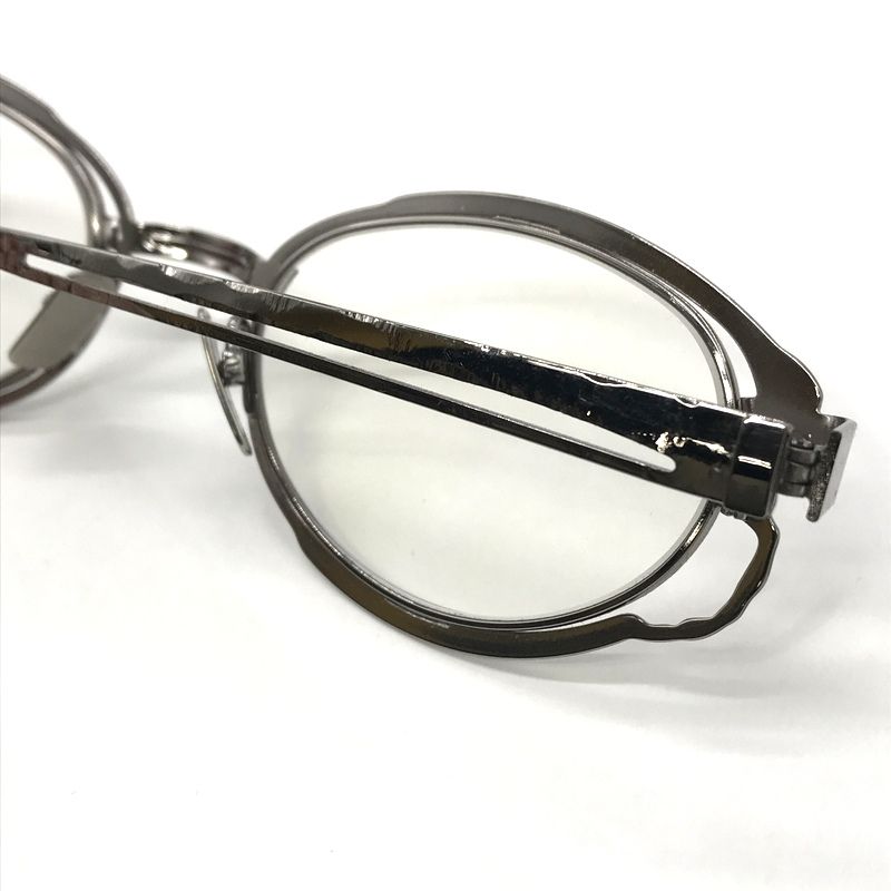 KUBORAUM クボラム H01 オーバルフレーム シルバー サングラス KUBORAUM オーバルフレーム クボラム H01シルバー サングラス