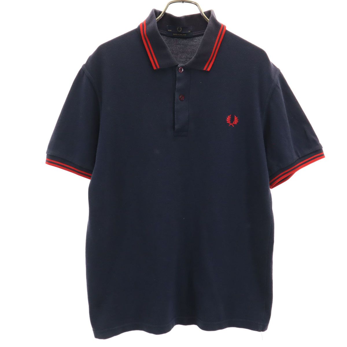 レビュー高評価の商品!の商品をすべて FRED PERRY 38 ポロシャツ 半袖 イングランド製 フレッドペリー トップス