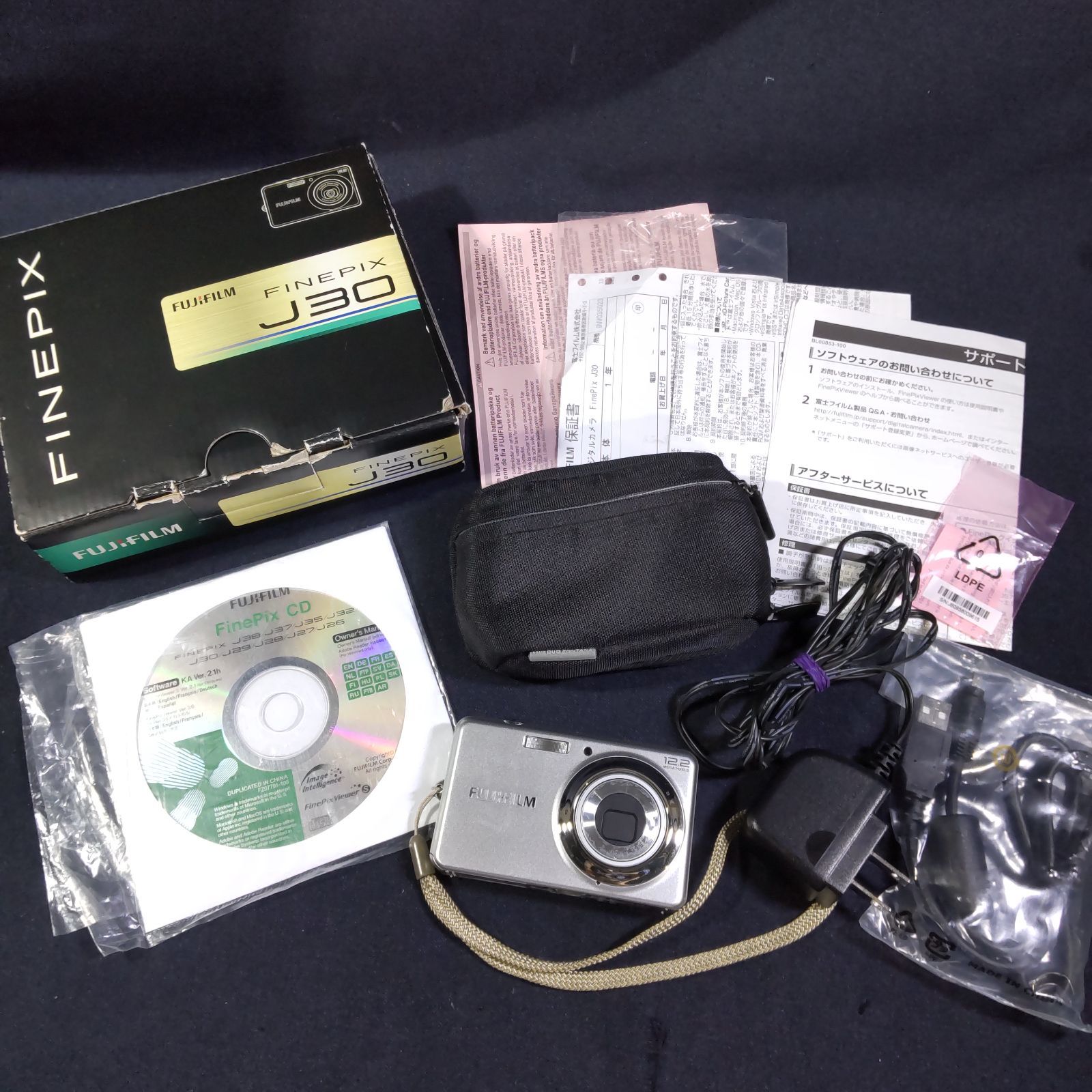 カメラ 箱あり FUJIFILM Finepix J30 富士フィルム フジフイルム