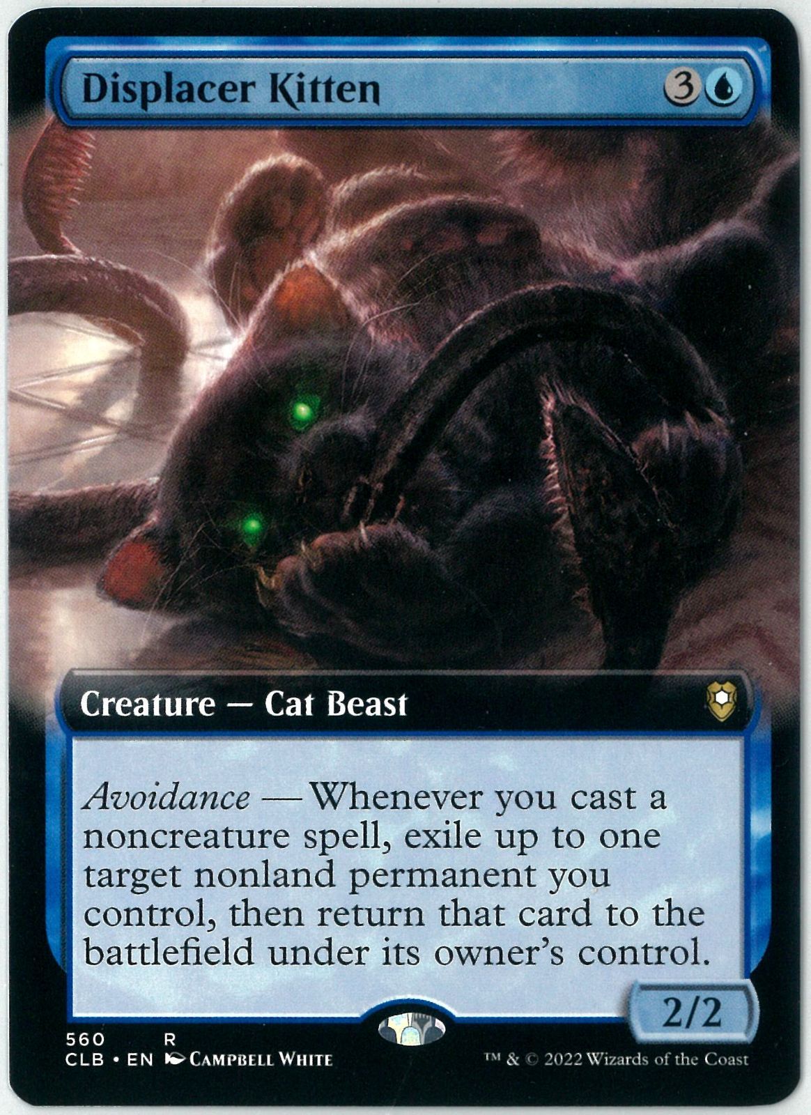 MTG/英語版/ディスプレイサーの仔猫/Displacer Kitten/拡張/統率者