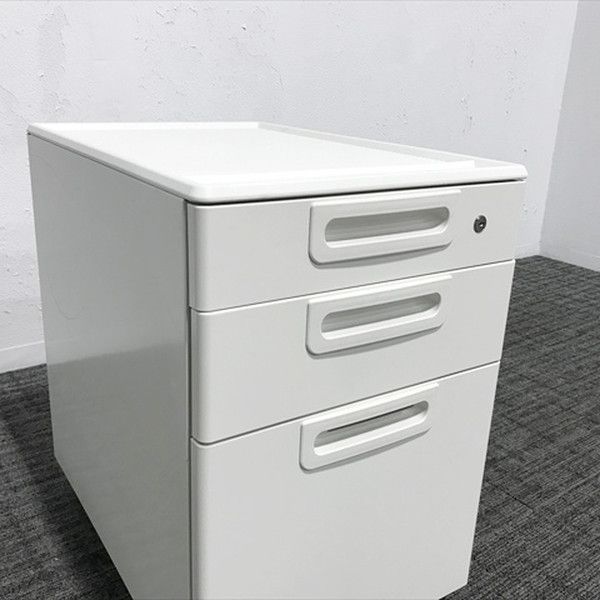 インサイドワゴン 3段 LAタイプ プラス ホワイト デスクワゴン 引出しワゴン MARWIL-DEMENAGEMENTS_CH