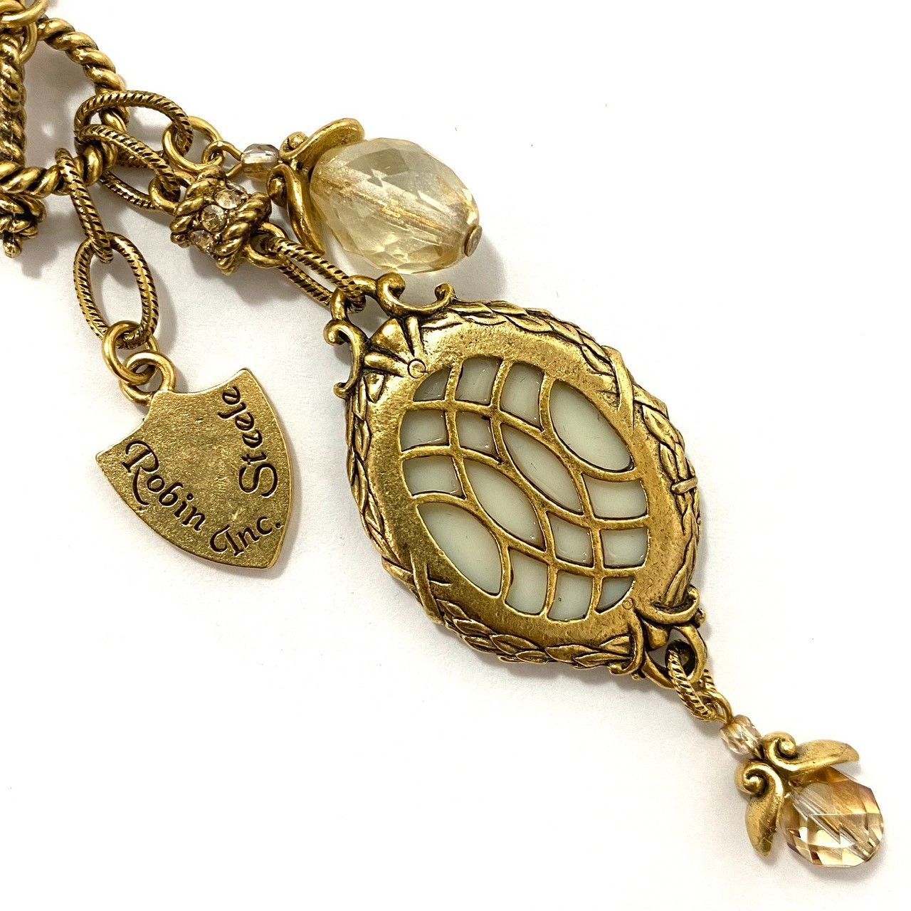 SU【ROBIN STEELE】淡水パール ネックレスゴールド/金カラー