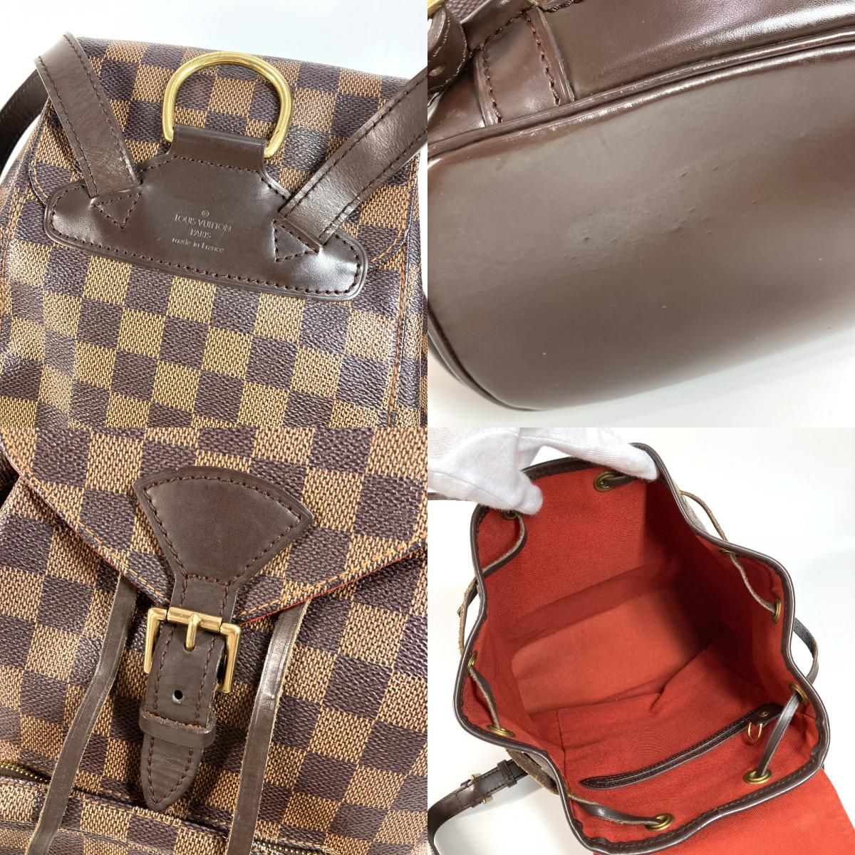限定品 ルイヴィトン SPオーダー ダミエ モンスリ MM リュックサック LOUIS VUITTON ルイヴィトン リュックサック モンスリMM SP