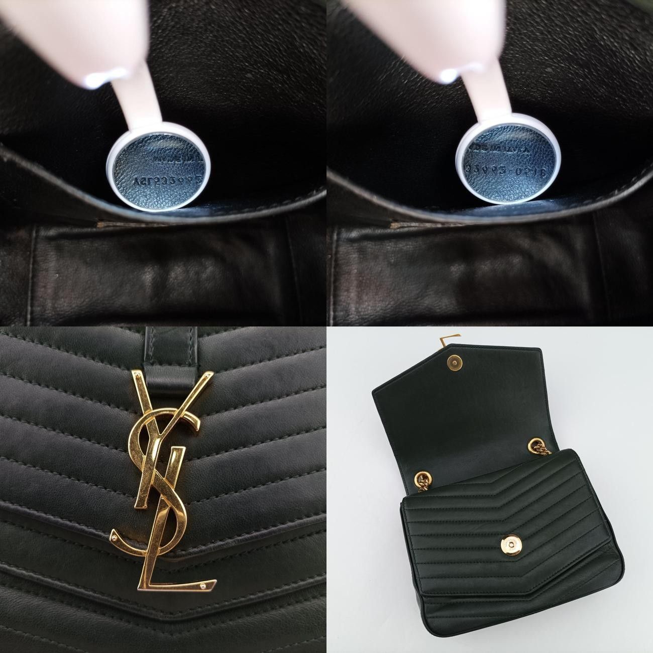 Laurentスルピスグリーンレザー532662YSL532662.0518