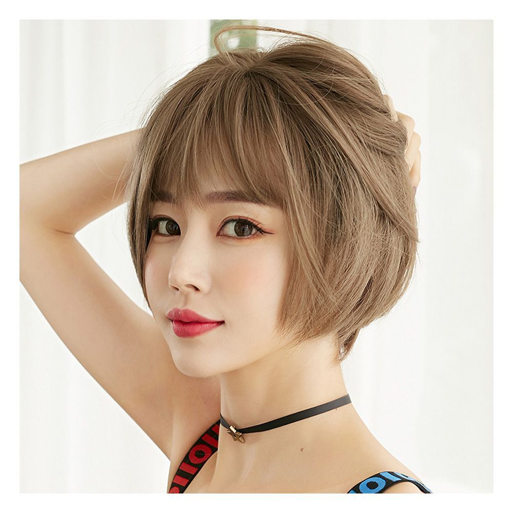 ウィッグ 女性 ショート ピンク ボブ 安い スーパーショート