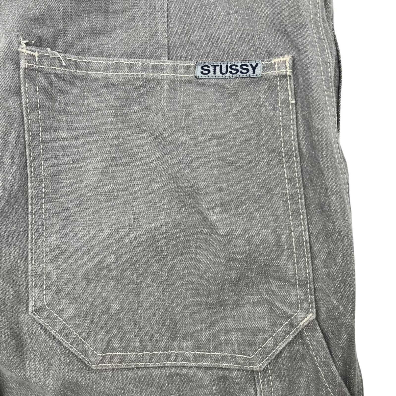 STUSSY(ステューシー) 90's~00's Painter gray denim pants