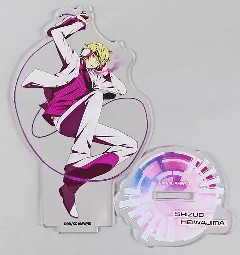 【冬バーゲン★特別送料無料！】 中古】アクリルスタンド・アクリルパネル 平和島静雄(ver.Pink アクリルスタンド