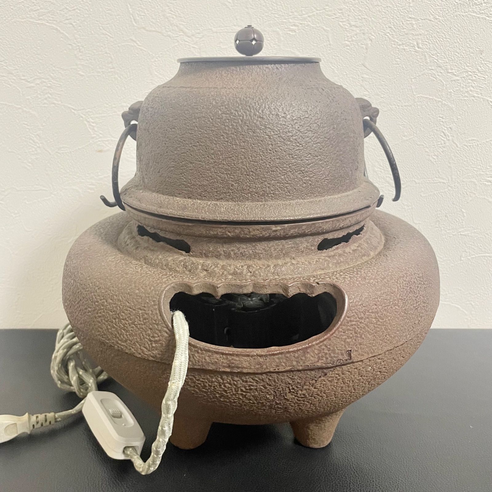 獣耳付 風炉電熱器