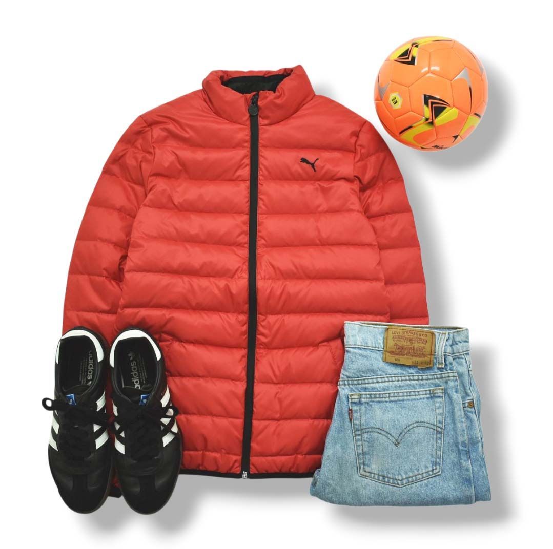 プーマ PUMA キルティング ダウン ジャケット ウィンドブレーカー