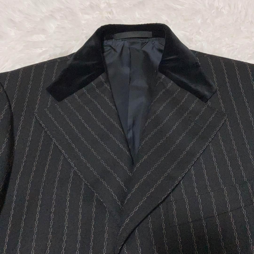 【美品】GUCCI チェーン柄スーツ セットアップ ウール キュプラ 美品】GUCCI チェーン柄スーツ セットアップ ウール キュプラ