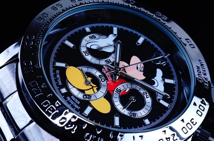 在庫大特価Disney 100周年記念限定/ミッキーマウス別注コラボ腕時計 時計