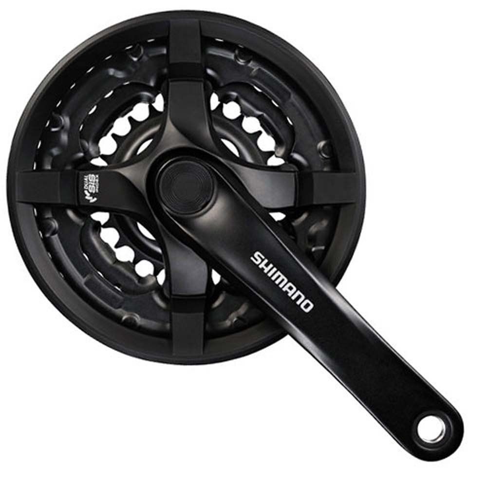 【人気商品】シマノ(SHIMANO) フロントチェーンホイール(MTB) FC-TY501 ブラック/シルバー クランク長170mm/175mm TOURNEY(ターニー) 各種