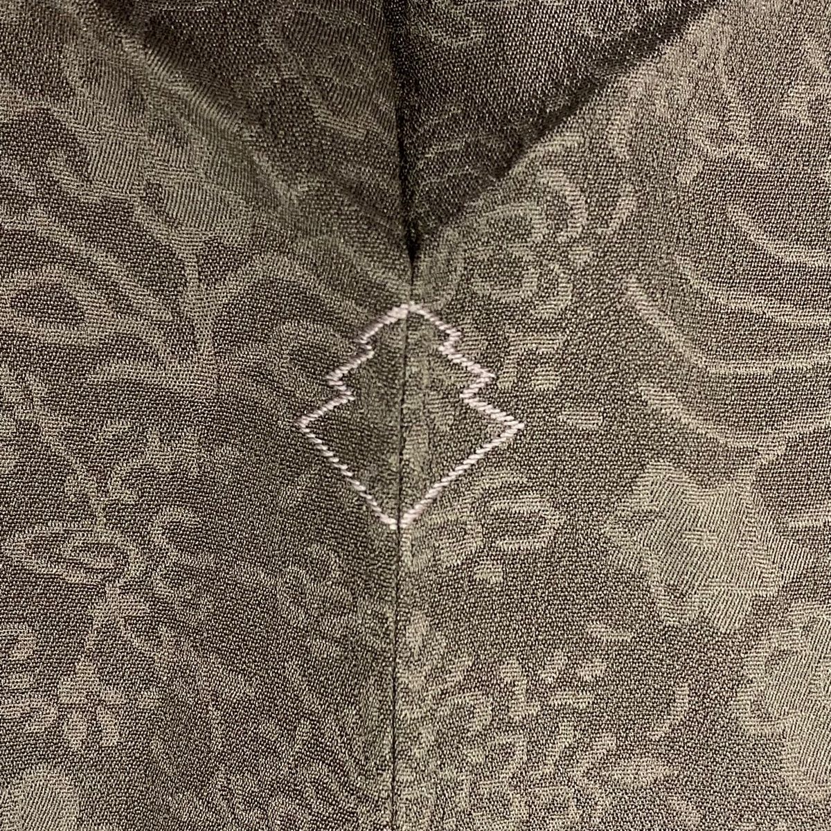 平和屋着物○日本図案家協会正会員 湯谷文雄作 訪問着 駒刺繍 日本の美