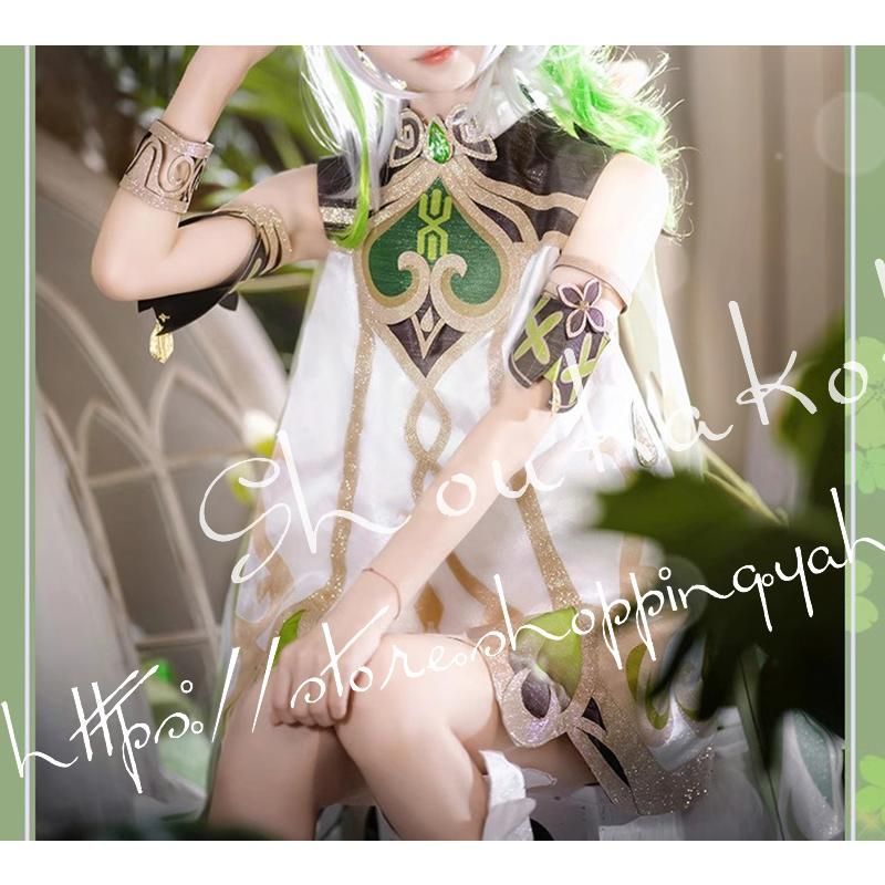 原神 げんしん 風 草神ナヒーダ Nahida コスプレ衣装 ウィッ