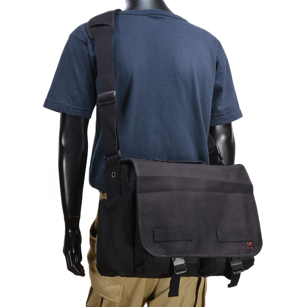 Rothco メッセンジャーバッグ コンシールドキャリー ブラック