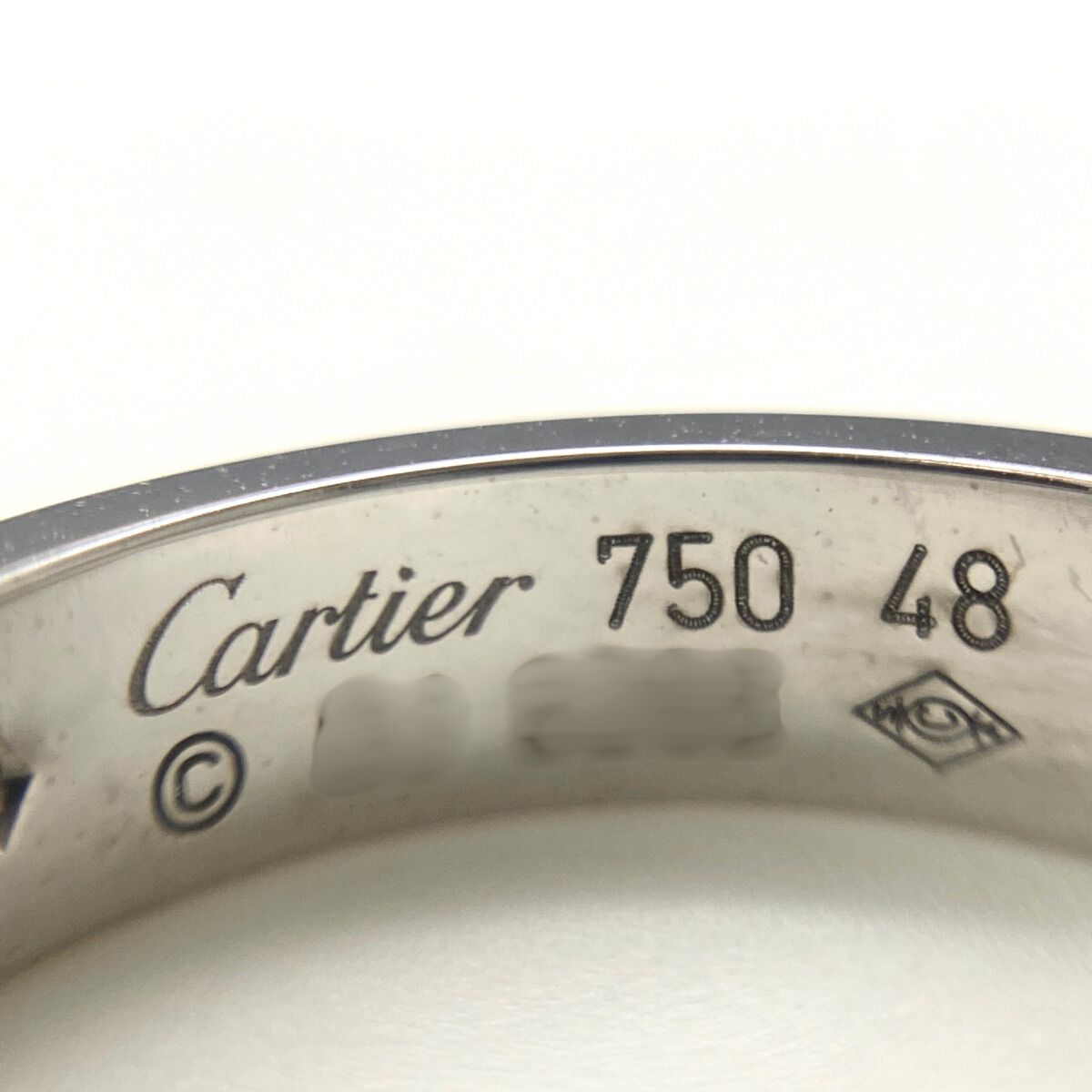カルティエ CARTIER ミニラブ リング WG ホワイトゴールド 指輪