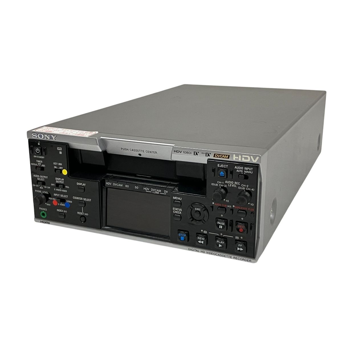 SONY HVR-M25J デジタルHDビデオレコーダー 2007年製 ソニー HDV記録 DVCAM対応 i.LINK端子 ミニDVテープ O9874914