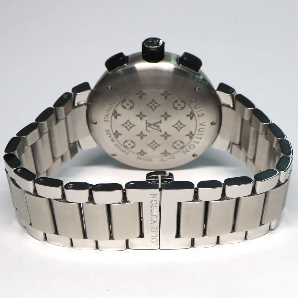 LOUIS VUITTON ヴィトン タンブール 腕時計 Q118F デジアナ