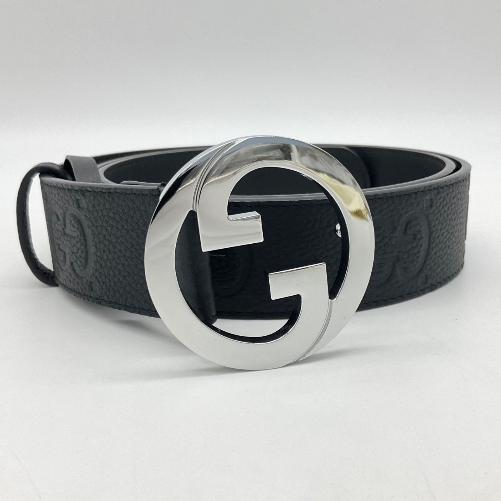 グッチ GUCCI カーフレザー BLONDIE ブロンディ GG ベルト