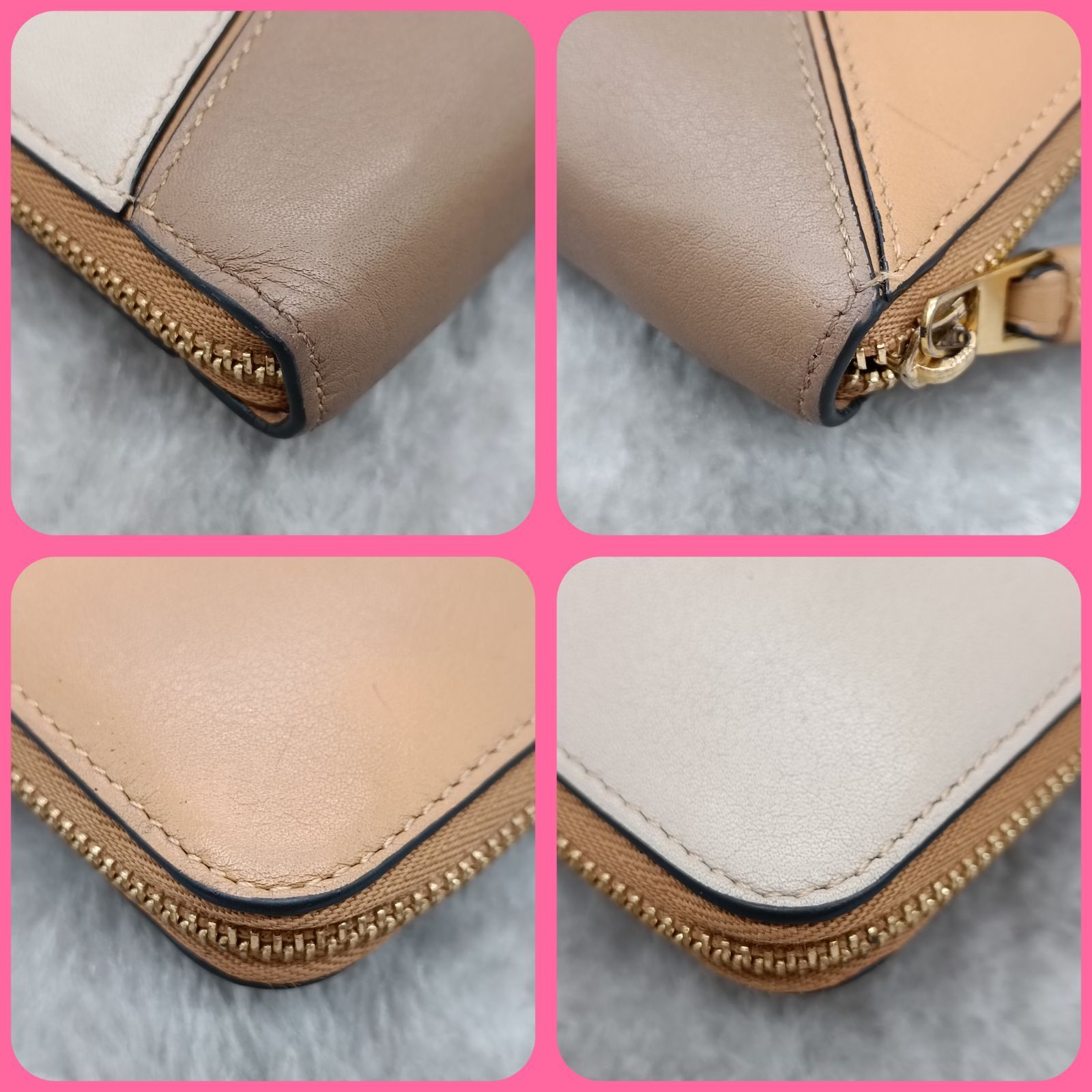 LOEWE 》 ロエベ パズル ジップアラウンド ウォレット C510T12X03 長  