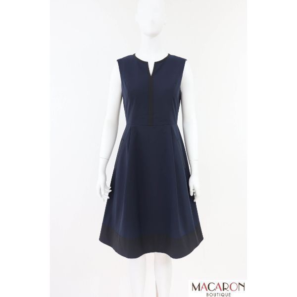 FOXEY NEWYORK☆フォクシー バイカラーワンピース 35727 紺黒 - メルカリ