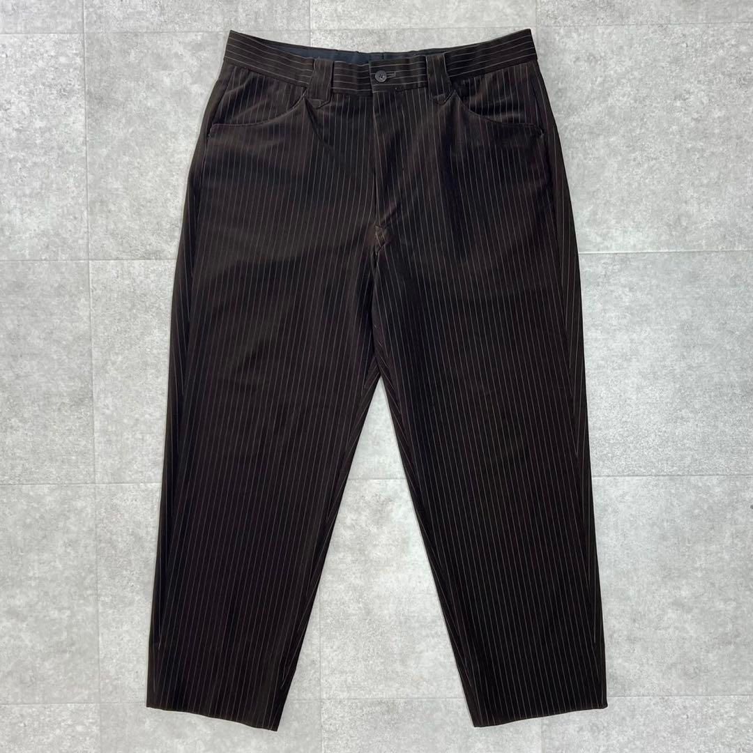 90s イッセイミヤケ スラックス ブラウン パンツ issey miyake