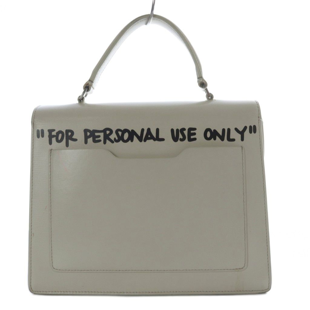 オフホワイトoff-white jitney ショルダーバッグ オフホワイト OFF WHITE JITNEY 2WAY バッグ ハンドバッグ ワン