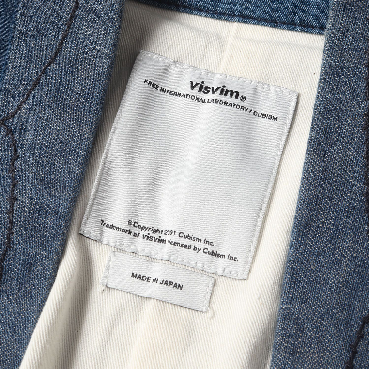 visvim ビズビム コート サイズ:0 / デニム ルウンペ コート (RUUNPE COAT) / インディゴ / アウター ジャケット 上着 羽織り【メンズ】【中古】【美品】【K4377】 美品】visvim ビズビム コート サイズ:0 / デニム ルウンペ コート