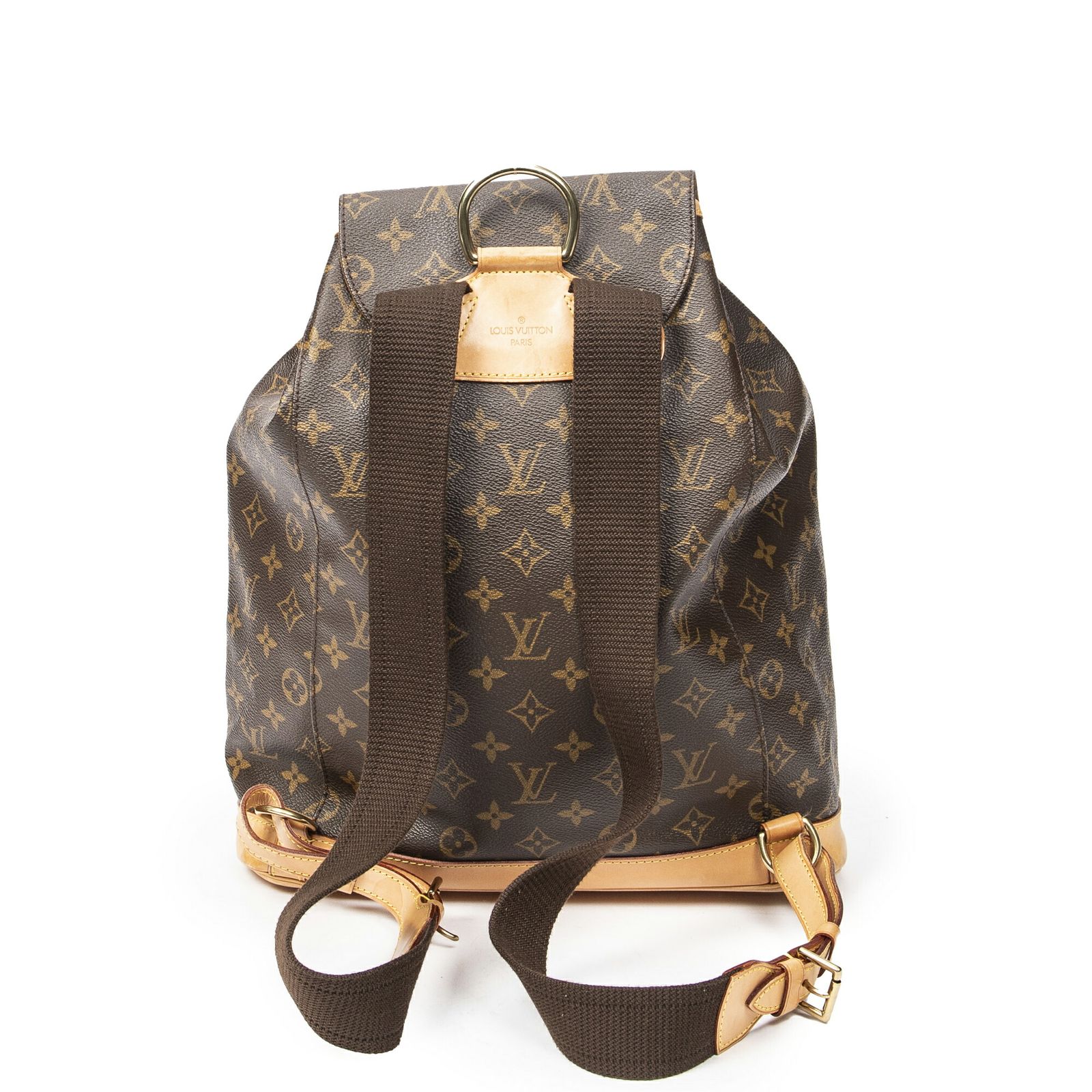 ルイヴィトンモンスリー茶色モノグラムキャンバスAB