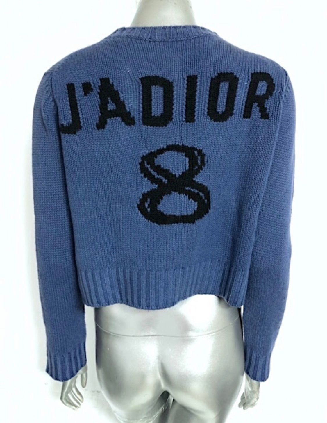 早い者勝ち Dior J ADIOR 8 ニットセーター カシミヤ ディオール ジャディオール クロップド丈 S-M レディース C048
