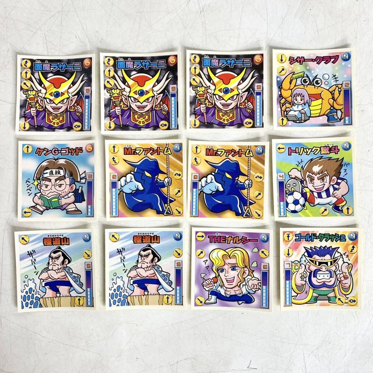 昭和レトロ ラーメンばあ ガムラツイスト シール 12枚 まとめ セット 