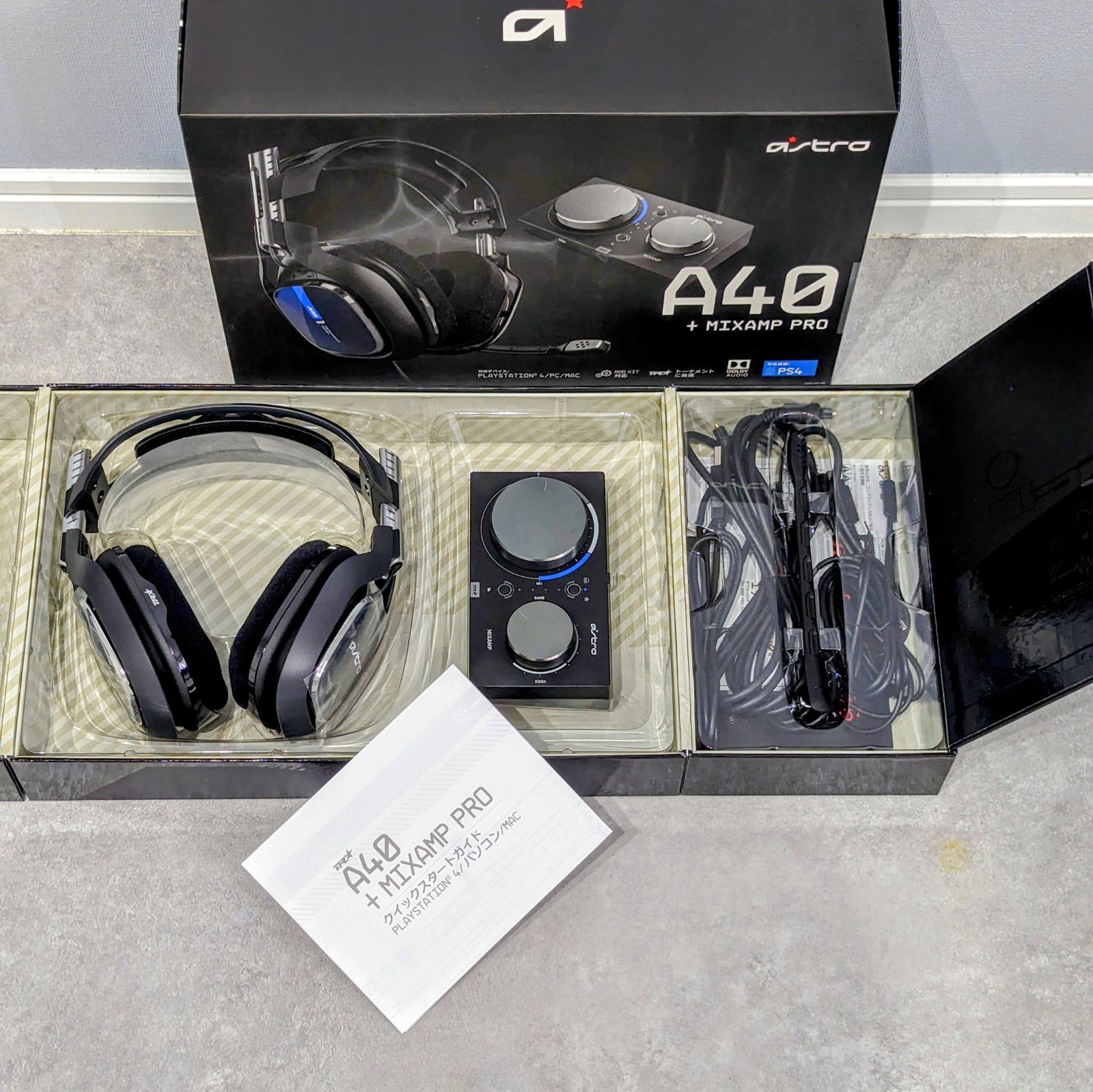 ASTRO A40 TR + MixAmp Pro TR ミックスアンプ　美品