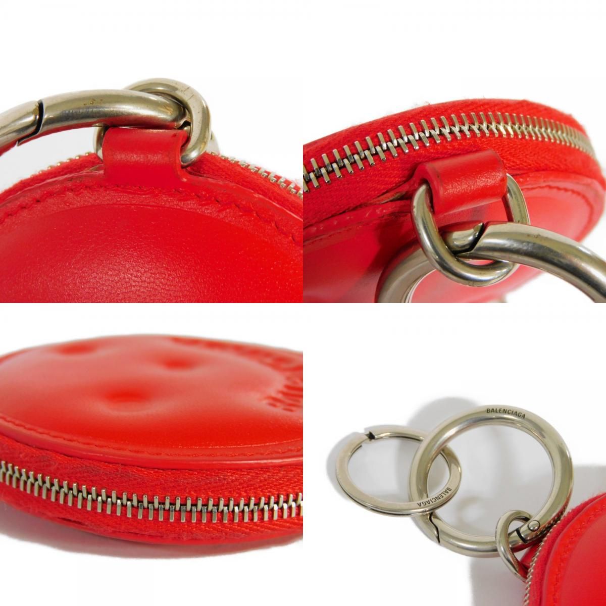 BALENCIAGA キーリング付きコインケース 新古品 バレンシアガ BALENCIAGA CASH カードケース付き