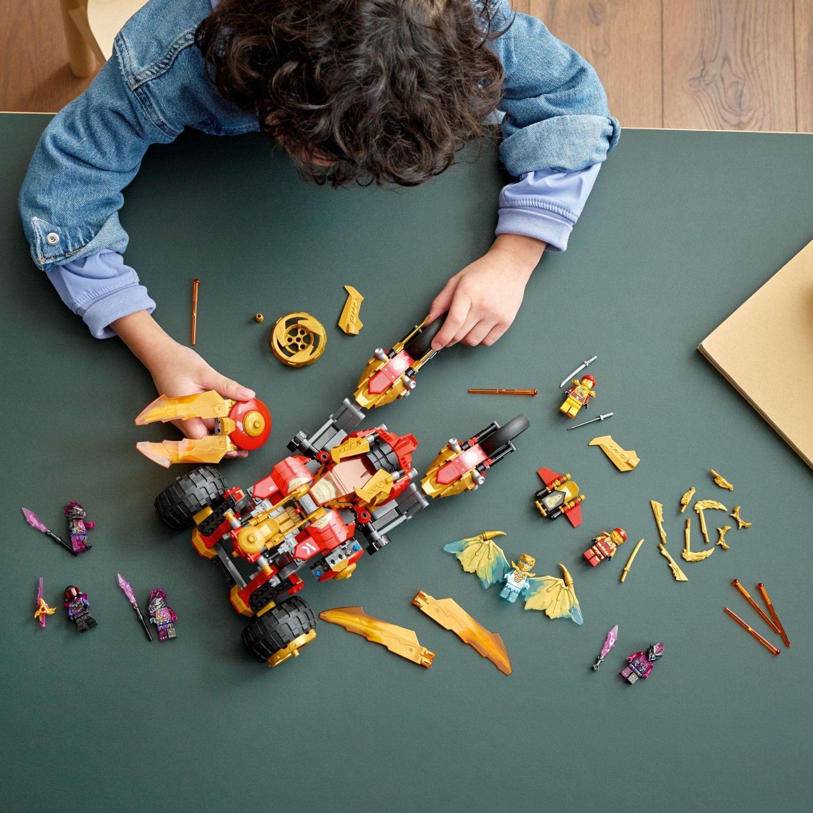 レゴ(LEGO) ニンジャゴー カイのゴールデン・ドラゴンレイダー 71773 おもちゃ ブロック プレゼント 乗り物 のりもの 忍者 にんじゃ  男の子 8歳以上