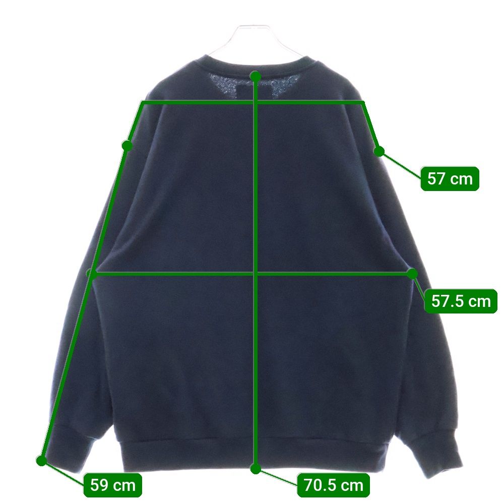 WTAPS 221ATDT-CSM18 スウェット　トレーナー　サイズL WTAPS (ダブルタップス) 22SS ACADEMY SWEATER ロゴプリント クルー