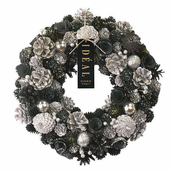 完売❤️聖夜の森の中木の実達溢れるXmasリース⭐️ハンドメイド