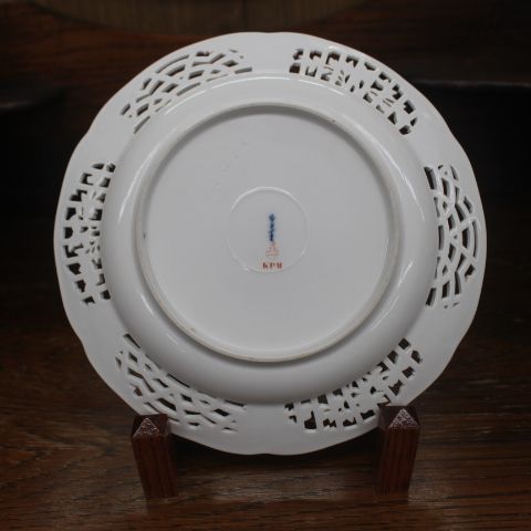 極美品 KPM ベルリン王立磁器製陶所 22cm キャビネットプレート